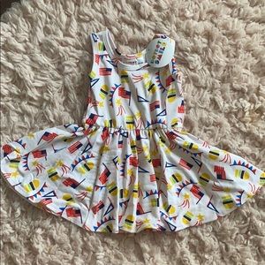 Red white n blue twirly dress!